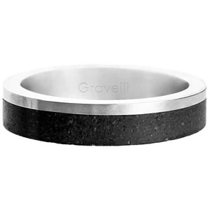 Gravelli Betonový prsten Edge Slim ocelová/antracitová GJRUSSA0021 50 mm