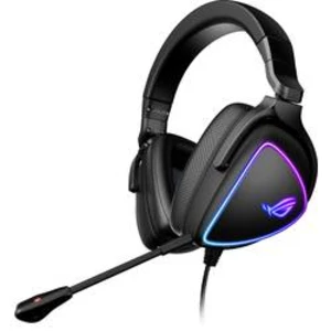 Asus ROG Delta S herní headset na kabel přes uši, s USB, černá