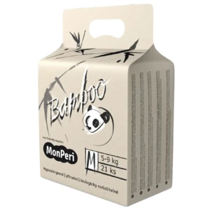 MONPERI Jednorazové eko plienky Bamboo M 5-8 kg