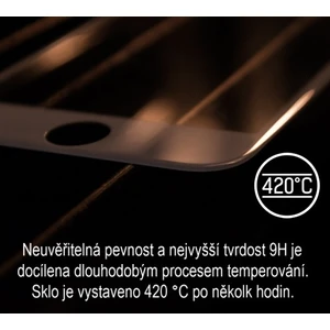 Temperált védőüveg 3mk HardGlass Max 3D Apple iPhone 8 Plus, fekete