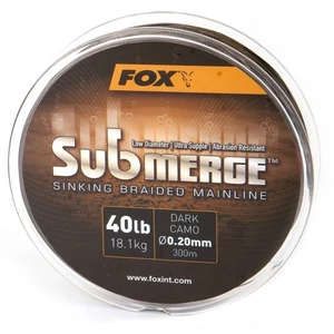 Fox pletená šňůra na naviják Submerge Sinking Braided MaInline 0,20mm 18,1lb 300m