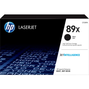 Toner HP 89X, 10000 stran (CF289X) čierny Toner do tiskárny HP 89X černý<br />
Barva: Černá<br />
Výtěžnost: 10 000 stran<br />
Kompatibilita: HP LaserJet Enterprise M