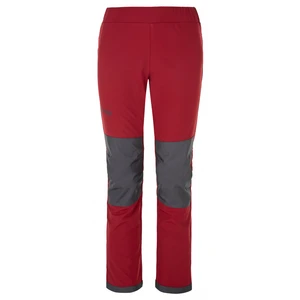 Children's softshell pants Kilpi RIZO-J DARK RED