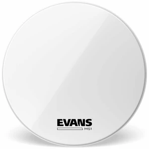 Evans BD18MS1W MS1 Marching Bass White 18" Feță pentru tobă de fanfară