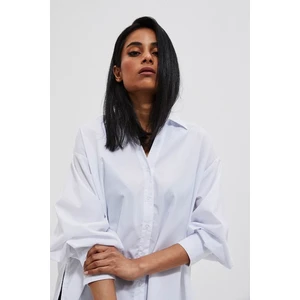 Shirt with decorative drawstring