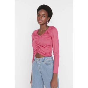 Trendyol Blouse - Pink - Slim fit