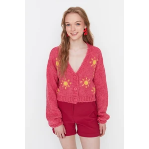 Trendyol Cardigan - Pink - Regular fit