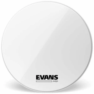 Evans BD28MS1W MS1 Marching Bass White 28" Cabeza de tambor de marcha