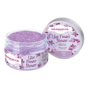 Dermacol Flower Care Lilac cukrový tělový peeling 200 g