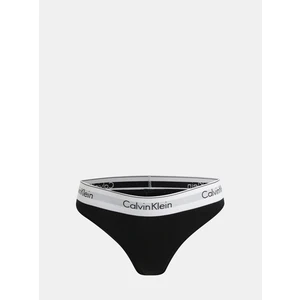 Black Panties with Wide Hem Calvin Klein Underwear - Women