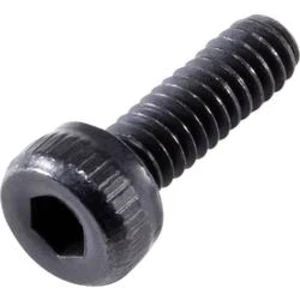 Skrutky s valcovou hlavou TOOLCRAFT TO-5661774, N/A, M2, 6 mm, ocel, 100 ks