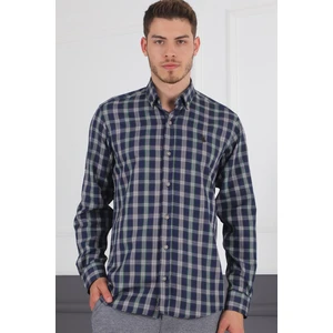 G718 DERBERRY MEN'S SHIRT-LACİVERT