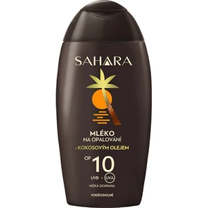 Sahara Mléko na opalování s kokosovým olejem OF 10 200 ml