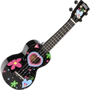 Mahalo Heart Ukulele sopranowe Heart Black