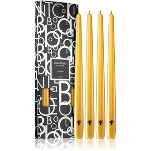 Baobab Candela Gold svíčka 4 ks