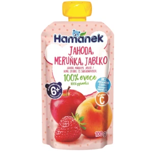 HAMÁNEK Jahoda, marhuľa, jablko 100 g