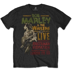 Bob Marley Koszulka Unisex Rastaman Vibration Tour 1976 Czarny-Graficzny M