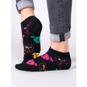 Yoclub Unisex's Ankle Funny Cotton Socks Patterns Colours SKS-0086U-A400