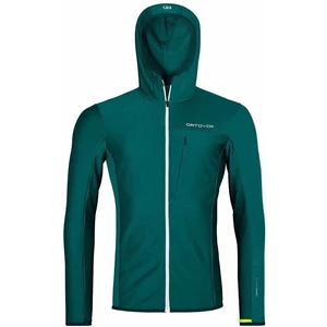 Ortovox Kurtka outdoorowa Fleece Light Grid Hooded Jacket M Pacific Green XL