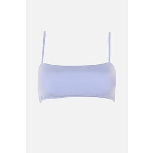 Trendyol Lilac Slim Strap Strapless Bikini Top