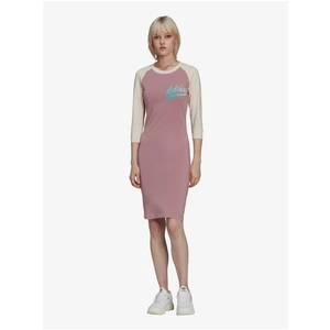 Creamy-Pink Women's Sheath Dress adidas Originals - Women