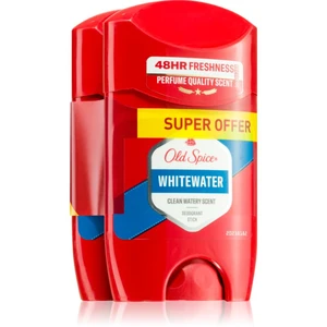 Old Spice Whitewater tuhý deodorant pro muže 2x50 ml