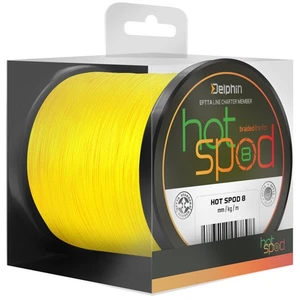 Delphin spodová šňůra hotspod 8 žlutá 0,14 mm 9,6 kg 300 m