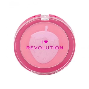 Makeup Revolution London I Heart Revolution Fruity Blusher 9,2 g lícenka pre ženy Strawberry Cruelty free