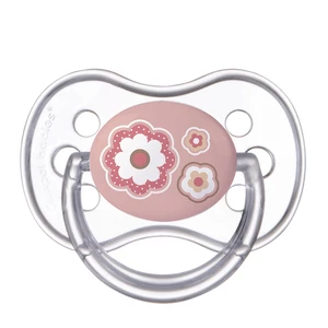 CANPOL BABIES Dudlík silikonový symetrický 18m+ Newborn Baby – růžový