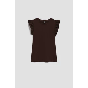 Women's top Moodo - brown