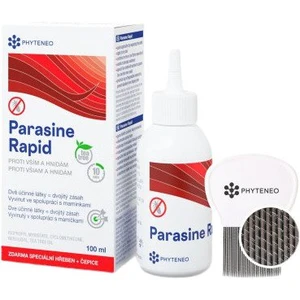 PHYTENEO Parasine rapid 100 ml speciální hřeben a čepice