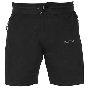 Avid carp kraťasy distortion black jogger short - m