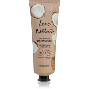 Oriflame Love Nature Organic Coconut Oil výživný krém na ruce 75 ml