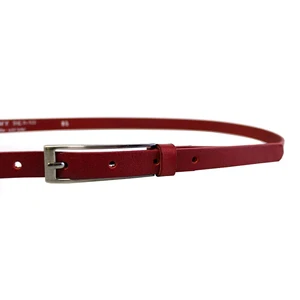 Penny Belts Dámský kožený opasek 15-1-93 red 110 cm