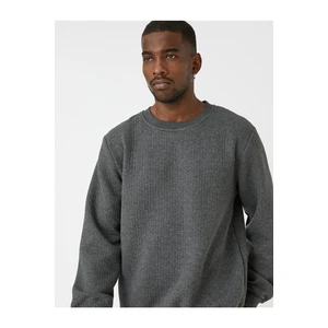 Koton Sweatshirt - Gray - Relaxed fit