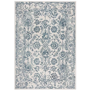 Biało-niebieski dywan wełniany 230x160 cm Yasmin – Flair Rugs