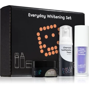 Hello Coco Teeth Whitening Everyday Whitening Set bělicí sada na zuby