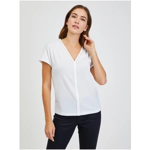 Bílé dámské tričko ORSAY - Dámské