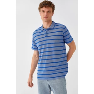 Koton Striped Polo Neck T-Shirt