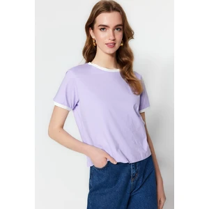 Trendyol T-Shirt - Purple - Regular fit