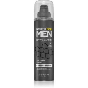 Oriflame North for Men Active Carbon pěna na holení 200 ml