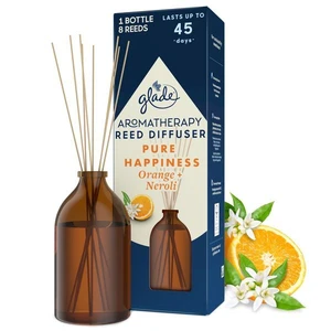 Glade Vonné tyčinky s vůní pomeranče a neroli Aromatherapy Reed Pure Happiness 80 ml