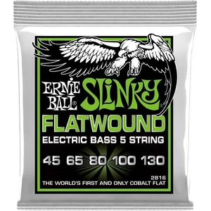 Ernie Ball 2816 Flatwound Struny Do Gitary Basowej