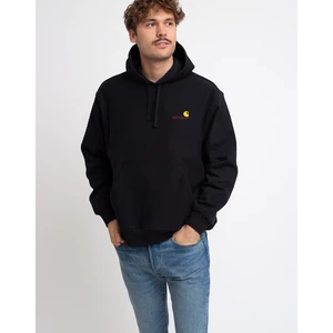 Carhartt WIP Hooded American Script Sweat I028279 BLACK
