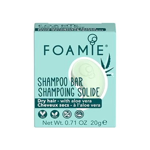 Foamie Take Me Aloe Way Travel Size Shampoo Bar tuhý šampon pro suché a křehké vlasy 20 g
