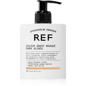 REF Colour Boost Masque odżywcza maska koloryzująca dla ożywienia koloru Dark Blonde 200 ml