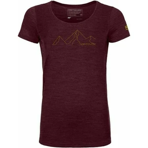 Ortovox Sous-vêtements thermiques 150 Cool Mountain Face W Dark Wine Blend L