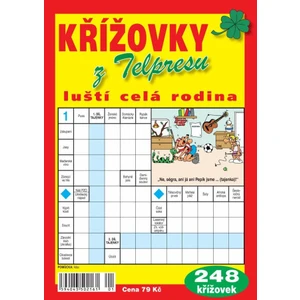 Křížovky z Telpresu luští celá rodina - 248 křížovek 1/2022