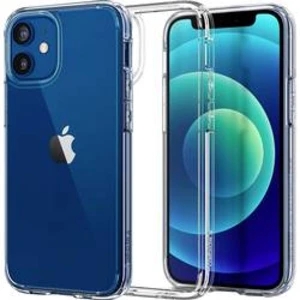 Ochranný kryt Spigen Ultra Hybrid pro Apple iPhone 12 mini, transparentní