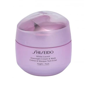 Shiseido White Lucent Overnight Cream & Mask nočný hydratačný krém a maska proti pigmentovým škvrnám 75 ml